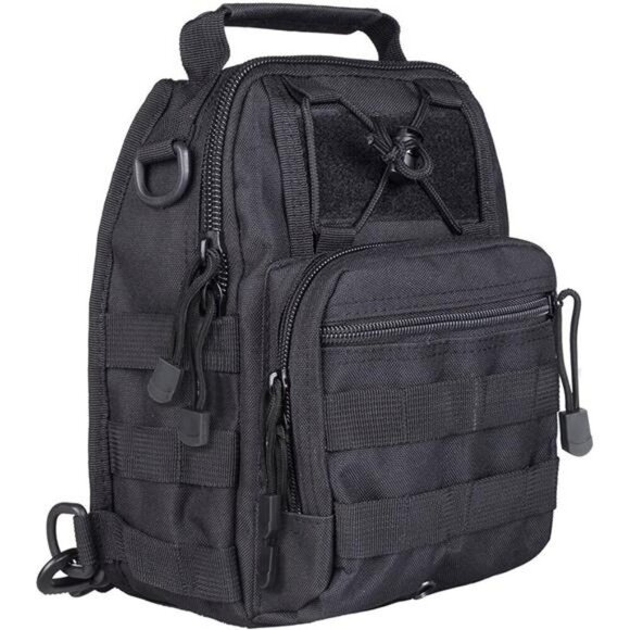 Tactical Sling Backpack Small EDC Bag Military Crossbody Shoulder Pack 7L - Picture 6 of 7